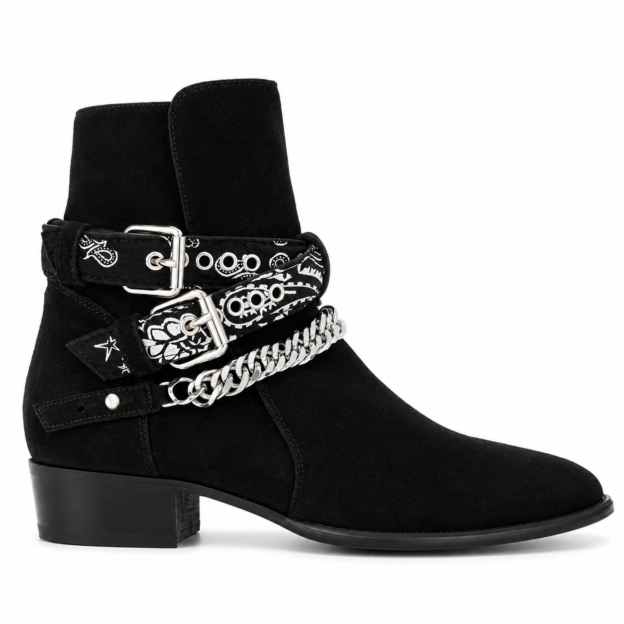 BUCKLED CHELSEA BOOTS