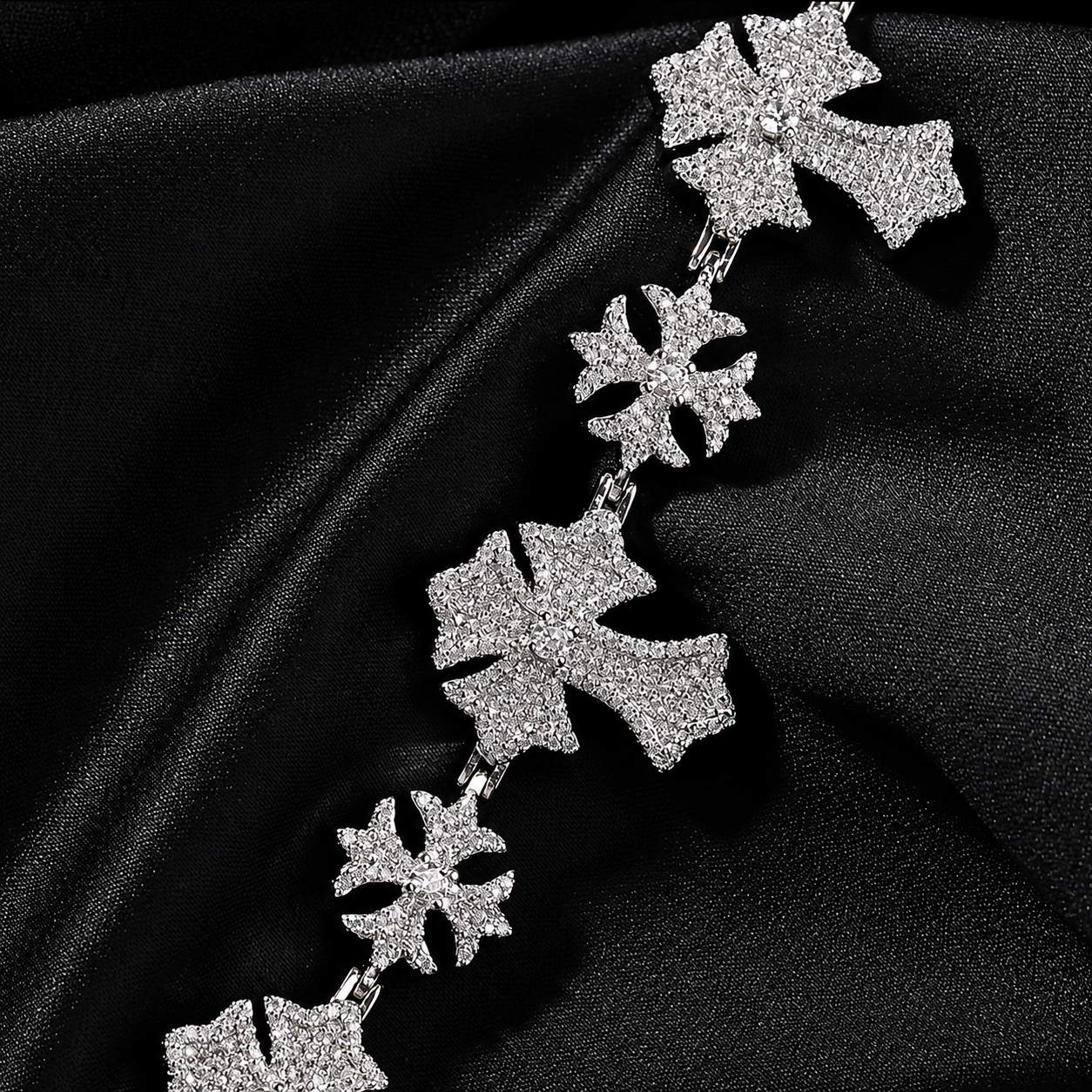 ICE CROSS BRACELET