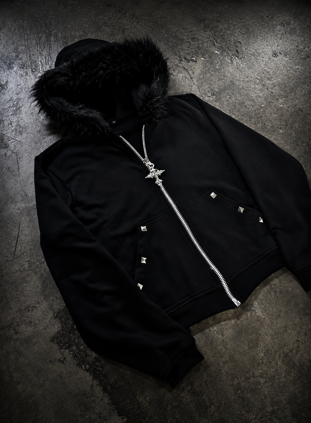 DIAMOND FUR JACKET