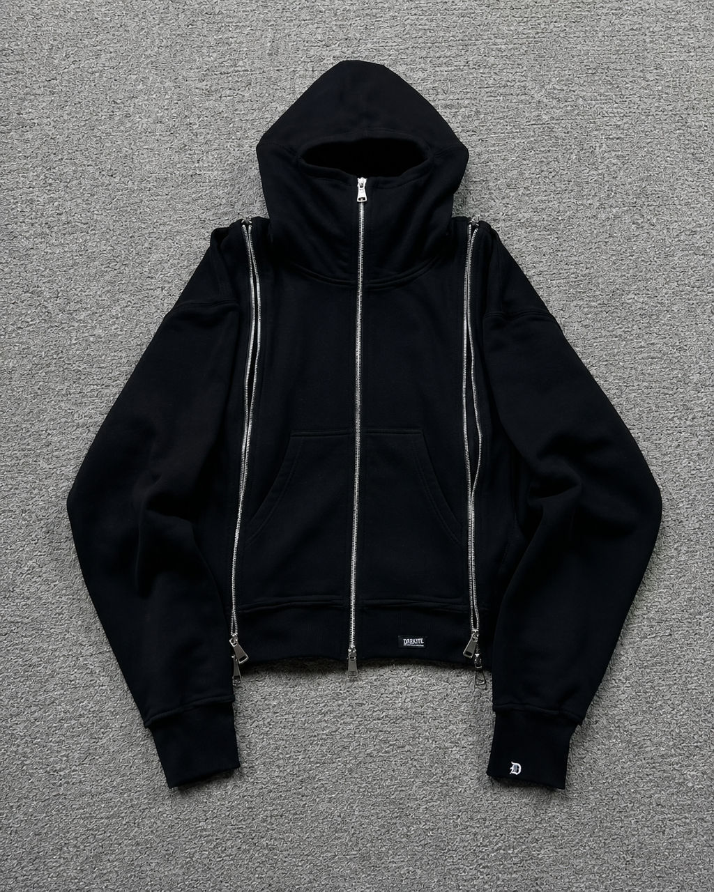 TRIPLE ZIP HOODIE