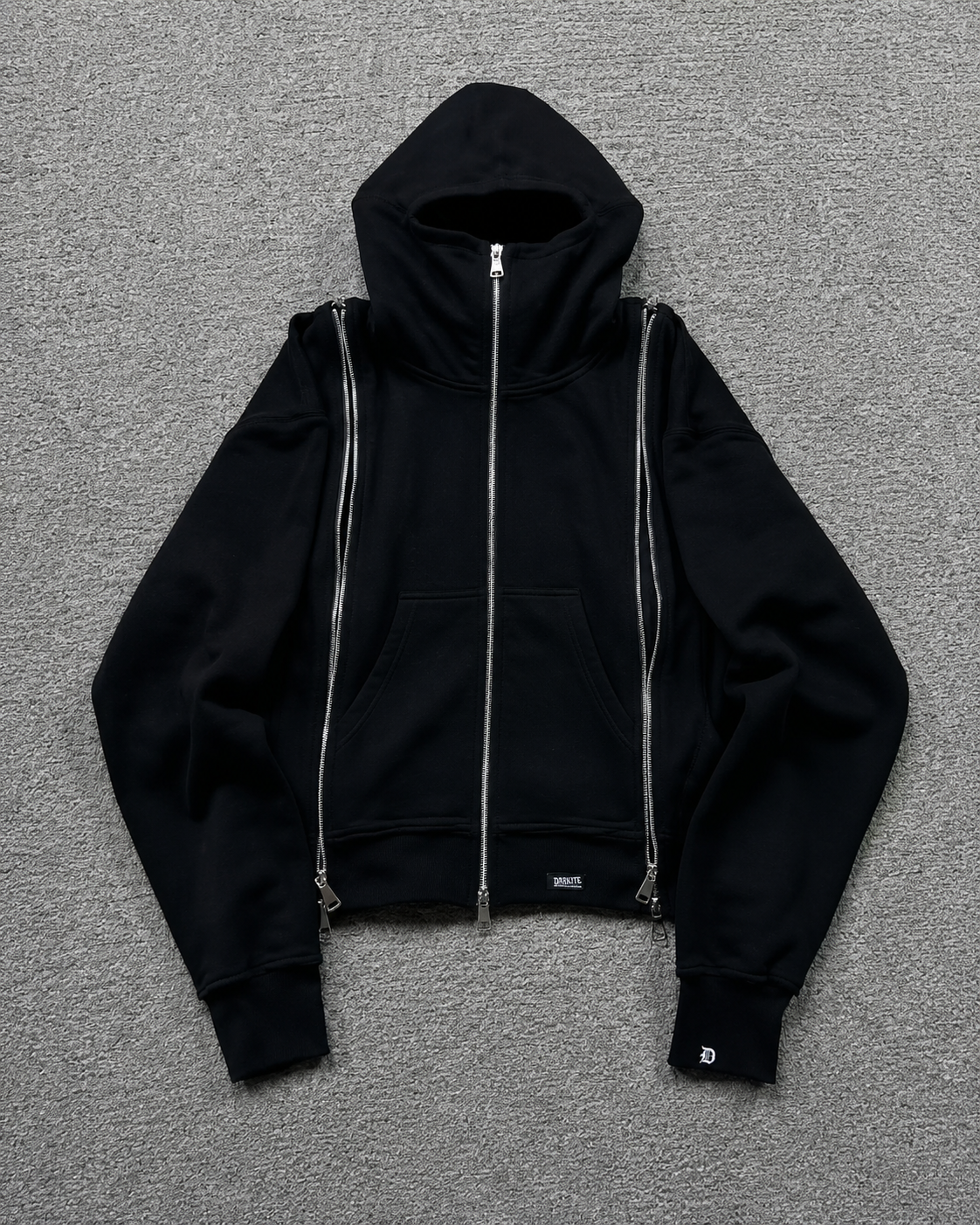TRIPLE ZIP HOODIE