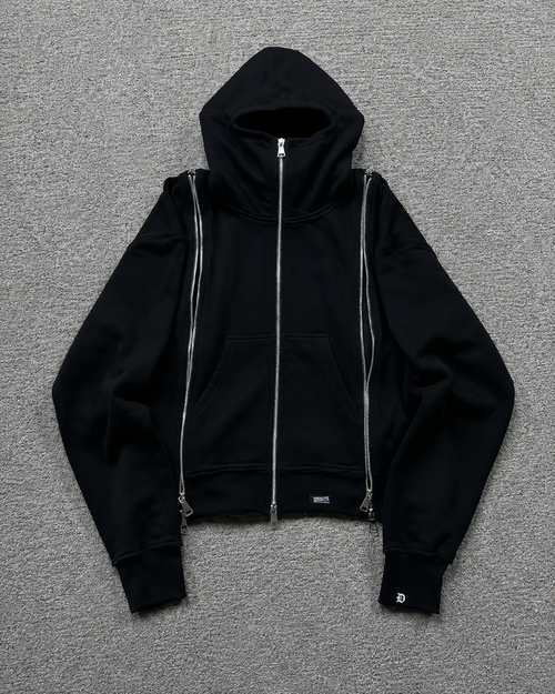 TRIPLE ZIP HOODIE
