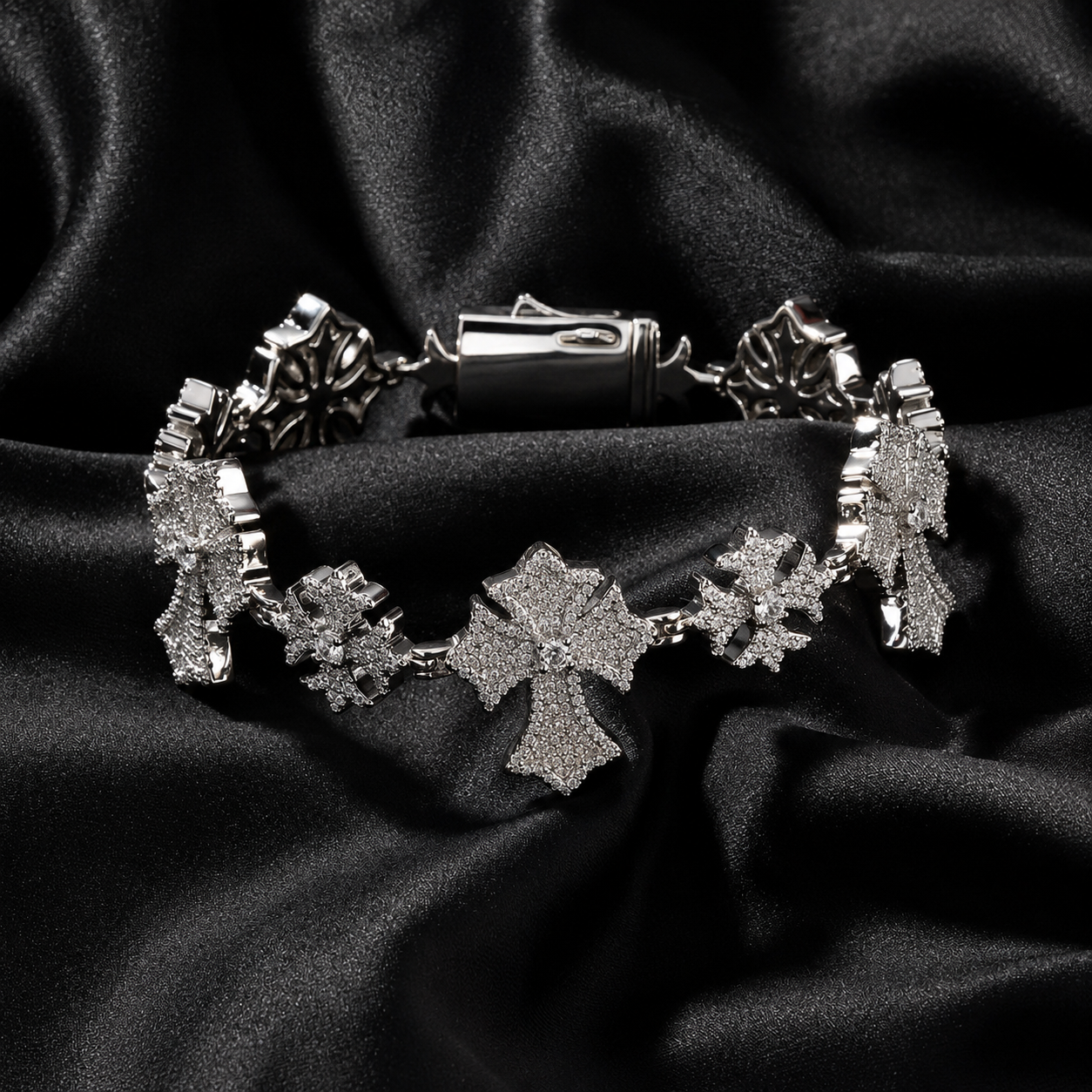 ICE CROSS BRACELET