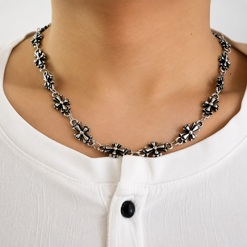 VINTAGE CROSS NECKLACE